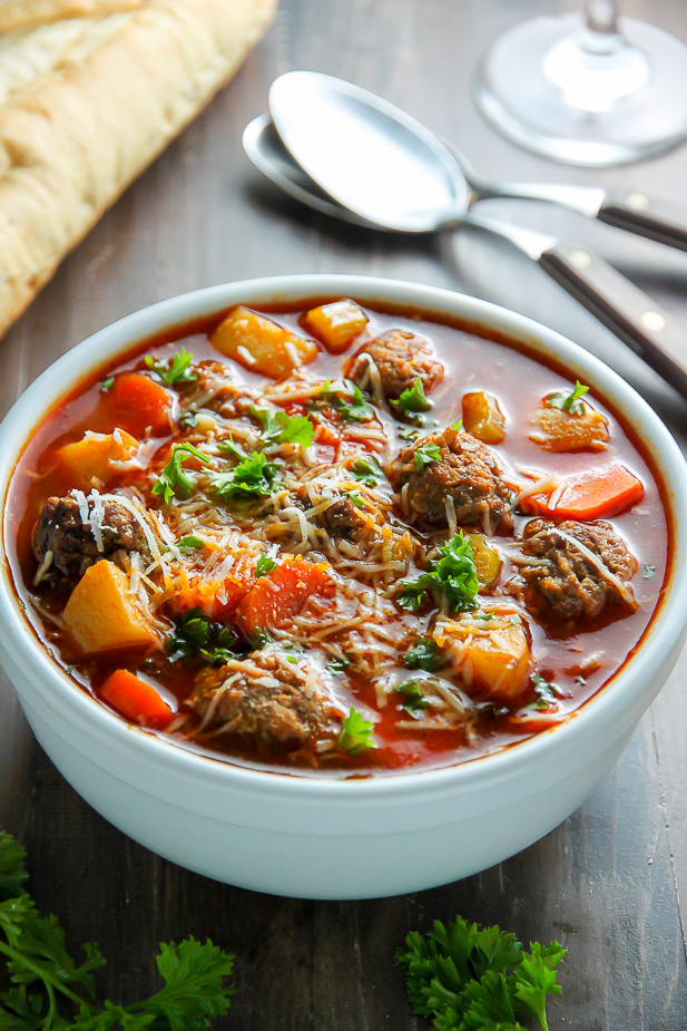 Italian Meatball Soup Recipe