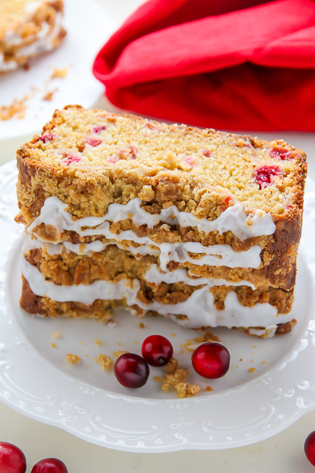 Cranberry Crumb Cake is moist, buttery, and so good with a cup of coffee!