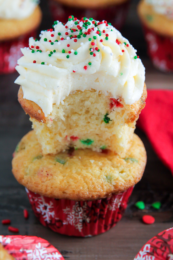 Showstopping soft and fluffy eggnog cupcakes are made in just one-bowl! Holiday dessert the easy and delicious way.