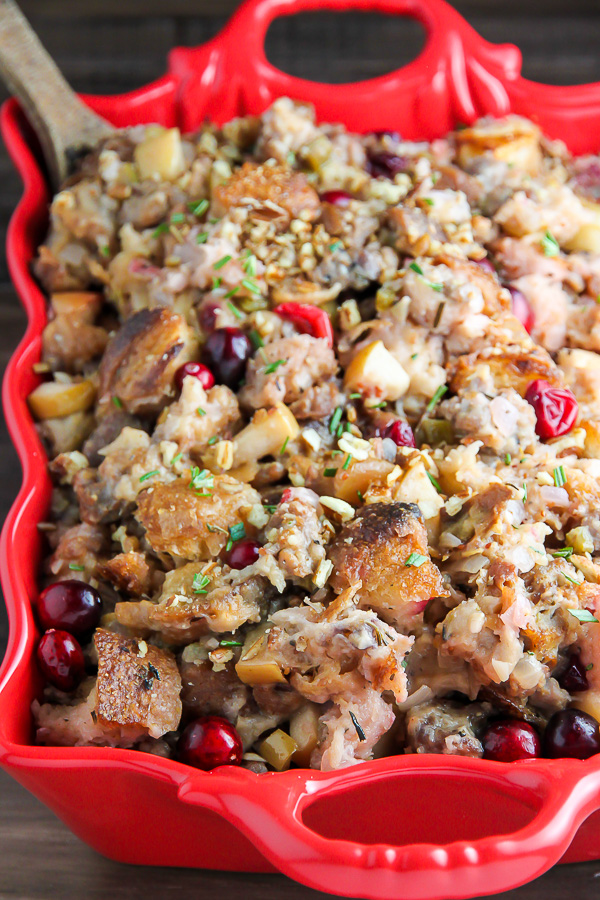 Cranberry Apple Stuffing Baker by Nature