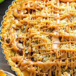 Salted Caramel Apple Tart