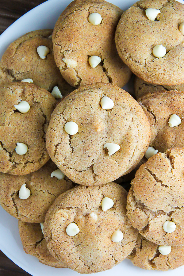 White Chocolate Chip Snickerdoodles