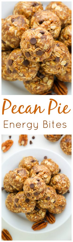 Healthy and wholesome Pecan Pie Energy Bites are sweet, chewy, and made with real ingredients you can feel good about.