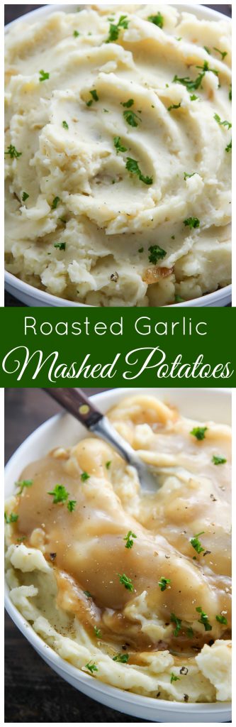 Roasted Garlic and Caramelized Onion Mashed Potatoes - this side dish will be the talk of your holiday table!