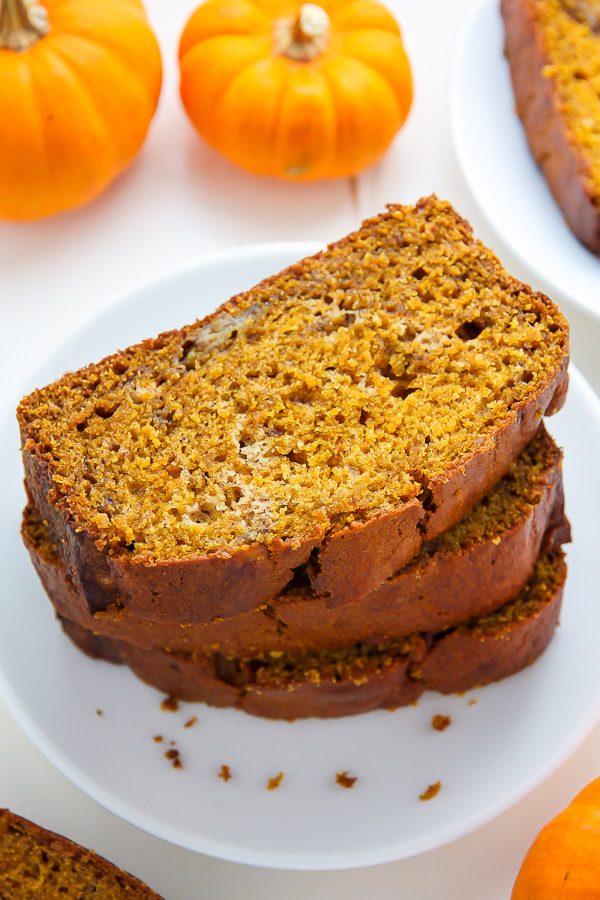 Brown Butter Pumpkin Banana Bread - Baker by Nature