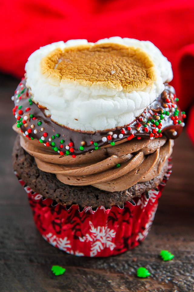 Hot Cocoa Cupcakes