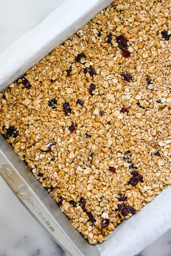 White Chocolate Cranberry Macadamia Nut Granola Bars Baker by Nature