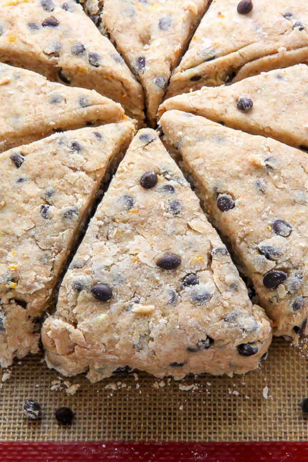 Whole Wheat Chocolate Chip Scones Baker by Nature