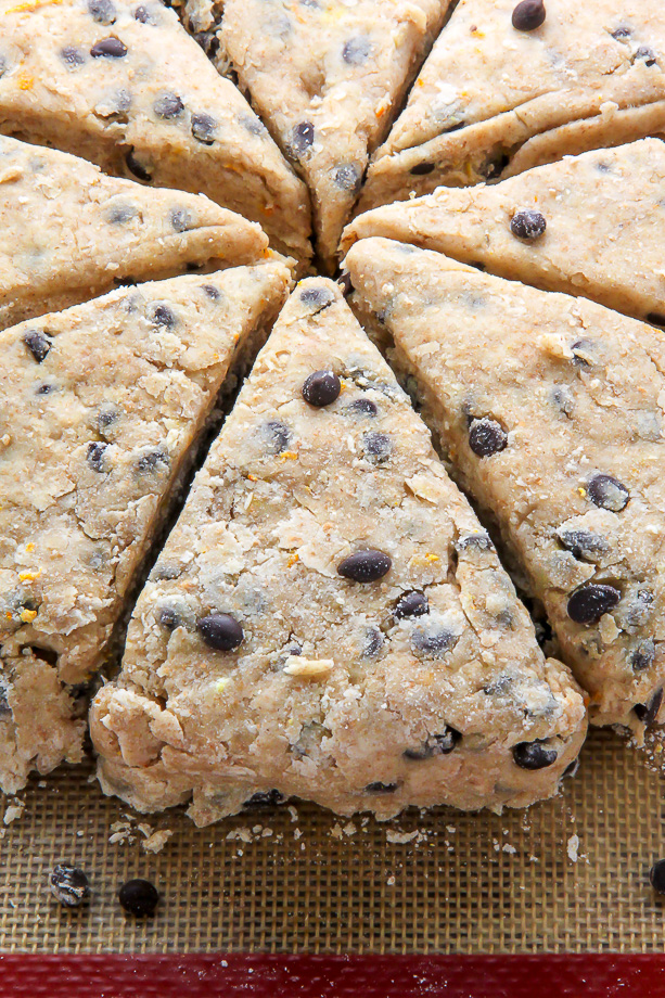 Don't let the whole wheat fool you - these chocolate chip scones are supremely moist, flavorful, and crunchy in all the right places.