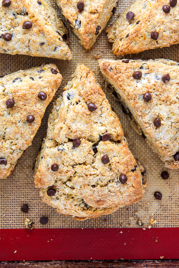 Whole Wheat Chocolate Chip Scones Baker by Nature
