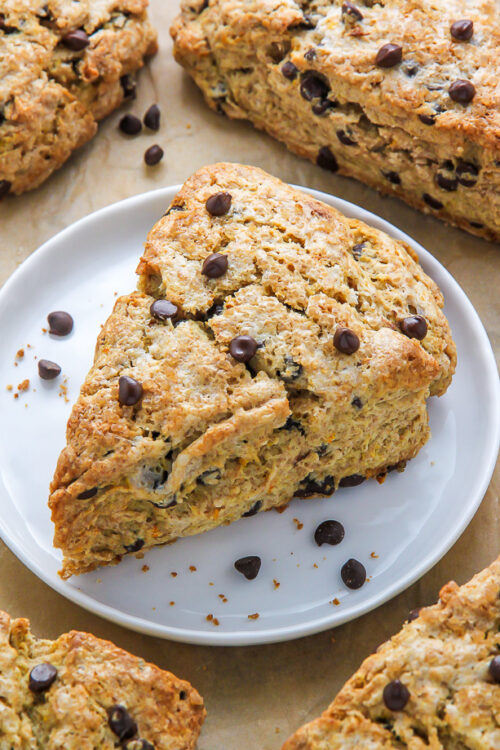 Whole Wheat Chocolate Chip Scones Baker by Nature