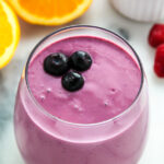 Sweet, fruity, and refreshing, this berry orange smoothie is packed with protein and flavor.