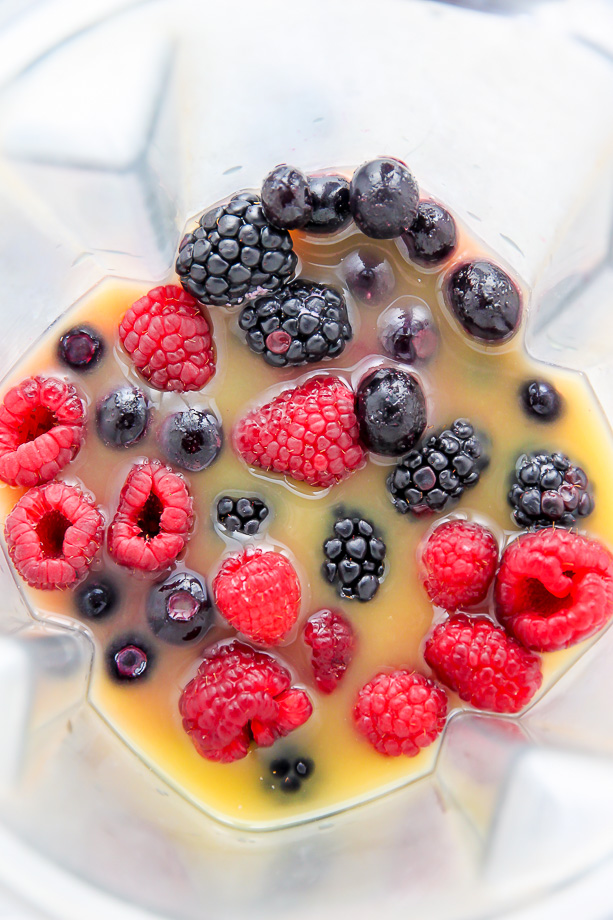 Sweet, fruity, and refreshing, this berry orange smoothie is packed with protein and flavor. 