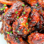 Baked and full of flavor, these wings are done in just about an hour. Dangerously easy to make and eat!