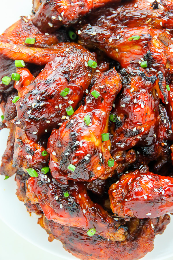 Baked and full of flavor, these wings are done in just about an hour. Dangerously easy to make and eat!