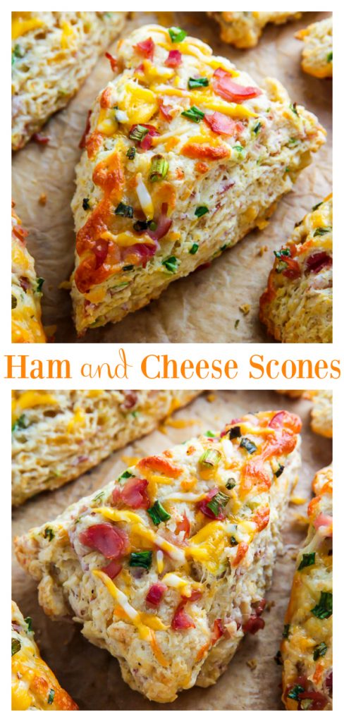 There's nothing like pulling a warm tray of ham and cheese scones out of the oven! The best part? They're SO easy! Perfect for Easter brunch or to use up leftover Easter ham!