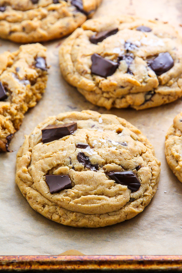 Soft Batch Chocolate M&M Cookies - Baker by Nature