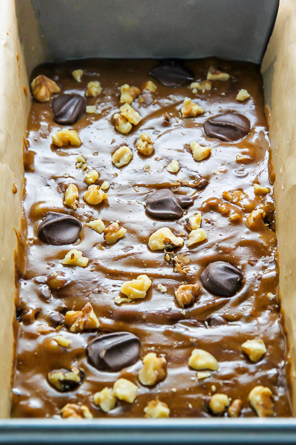 Ultra thick and chewy brown butter blondies loaded with toasted walnuts and plenty of chocolate chips! They're practically begging to be served with a cold glass of milk.