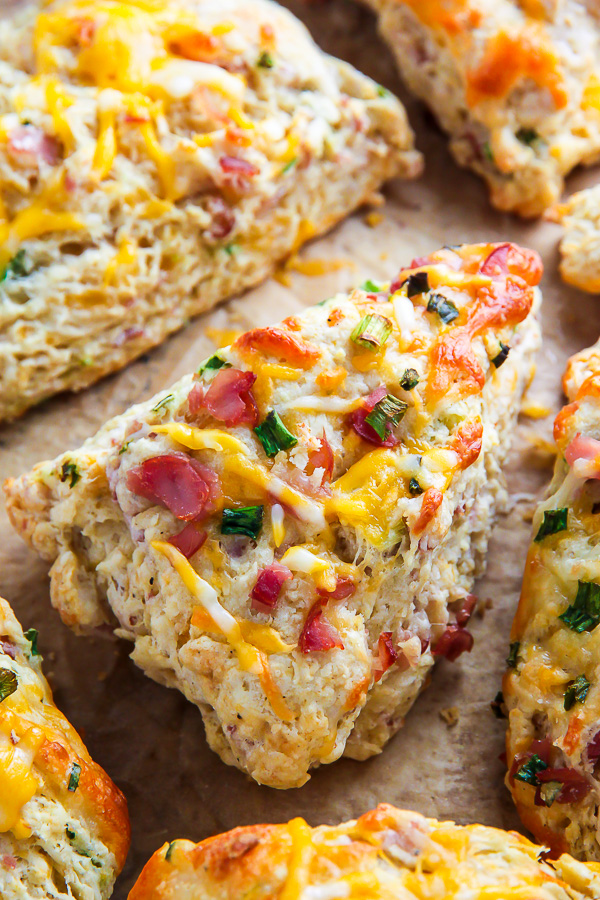 There's nothing like pulling a warm tray of ham and cheese scones out of the oven! The best part? They're SO easy!