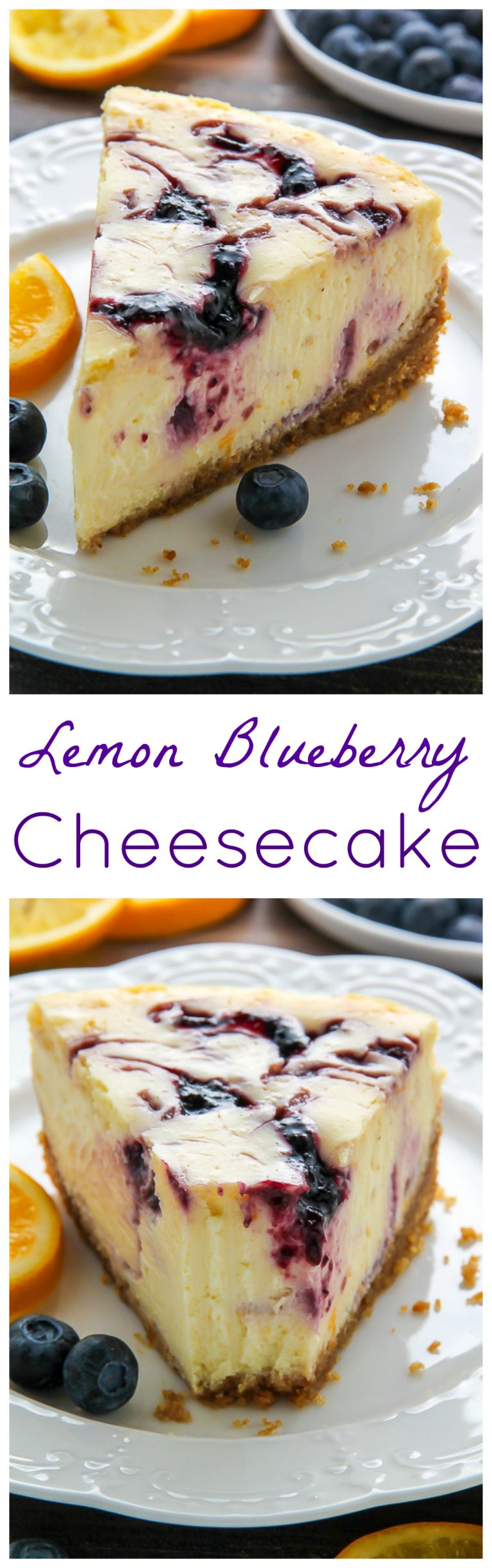 Lemon Blueberry Swirl Cheesecake Baker By Nature 8232