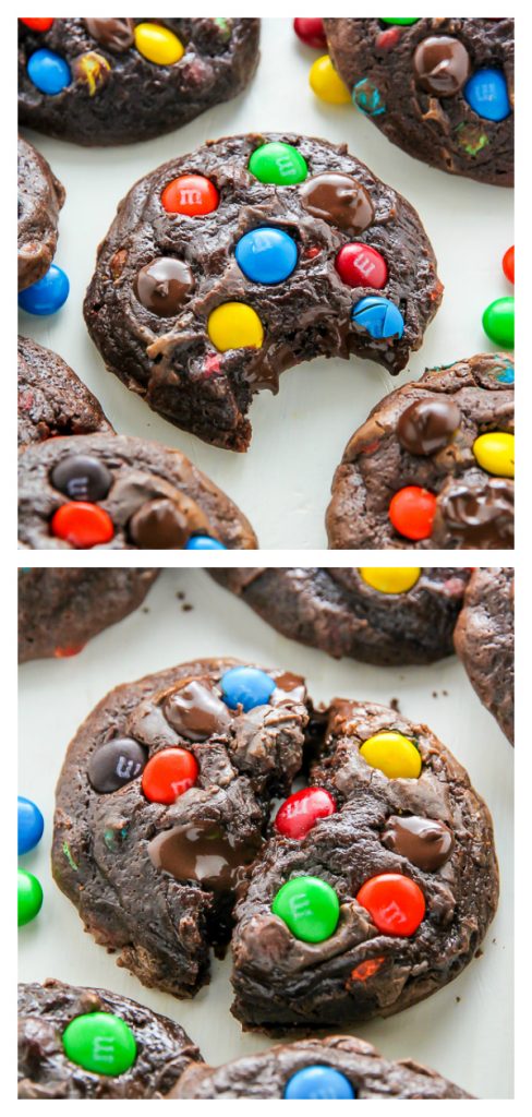 Chocolate M&M Cookies