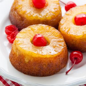 These Mini Pineapple Upside-Down Cakes are simple, sweet, and sure to put a smile on everyone's face!