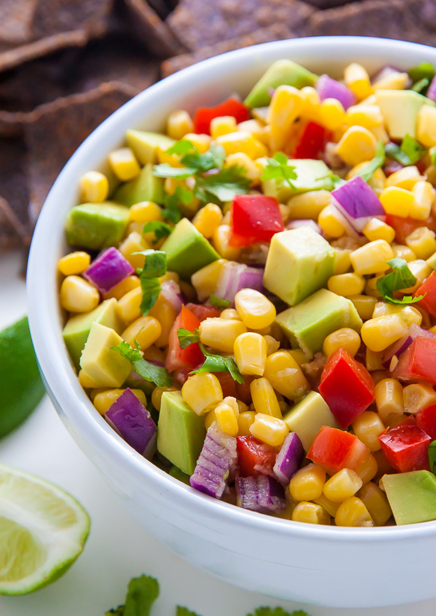 My Favorite Avocado Salsa - Baker by Nature