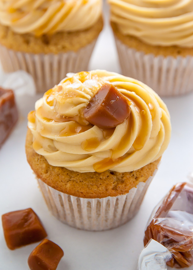 If you love salted caramel, this cupcake recipe is for you!