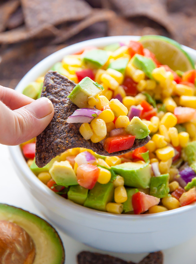 Fresh and flavorful Avocado Salsa! Perfect for parties and entertaining.