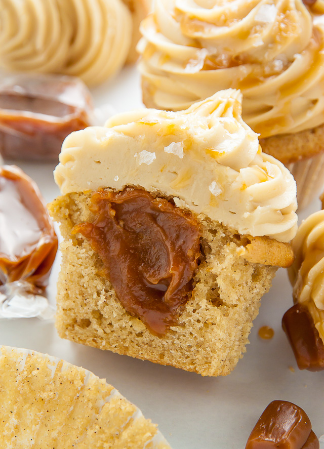 If you love salted caramel, this cupcake recipe is for you!