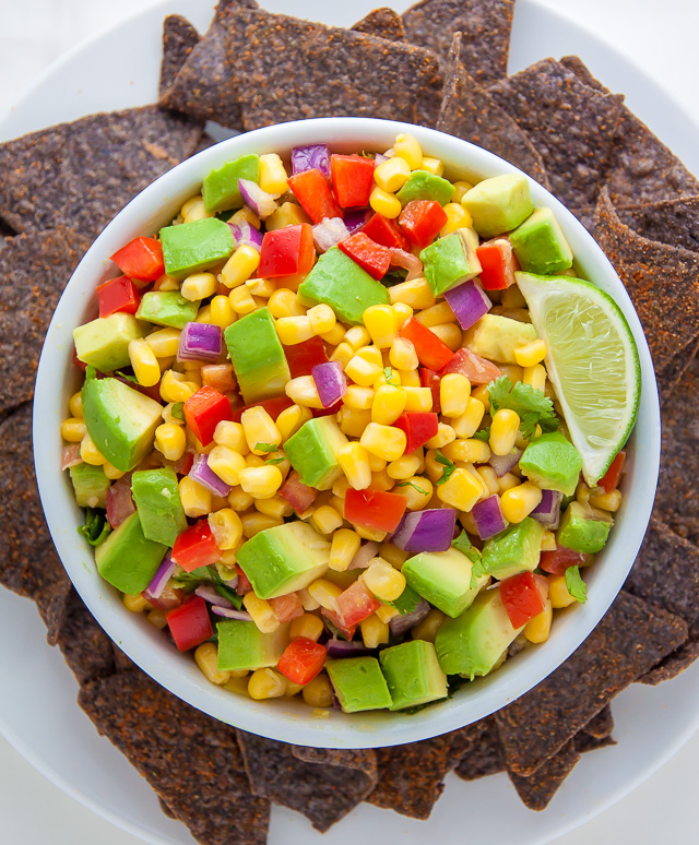 Fresh and flavorful Avocado Salsa! Perfect for parties and entertaining.