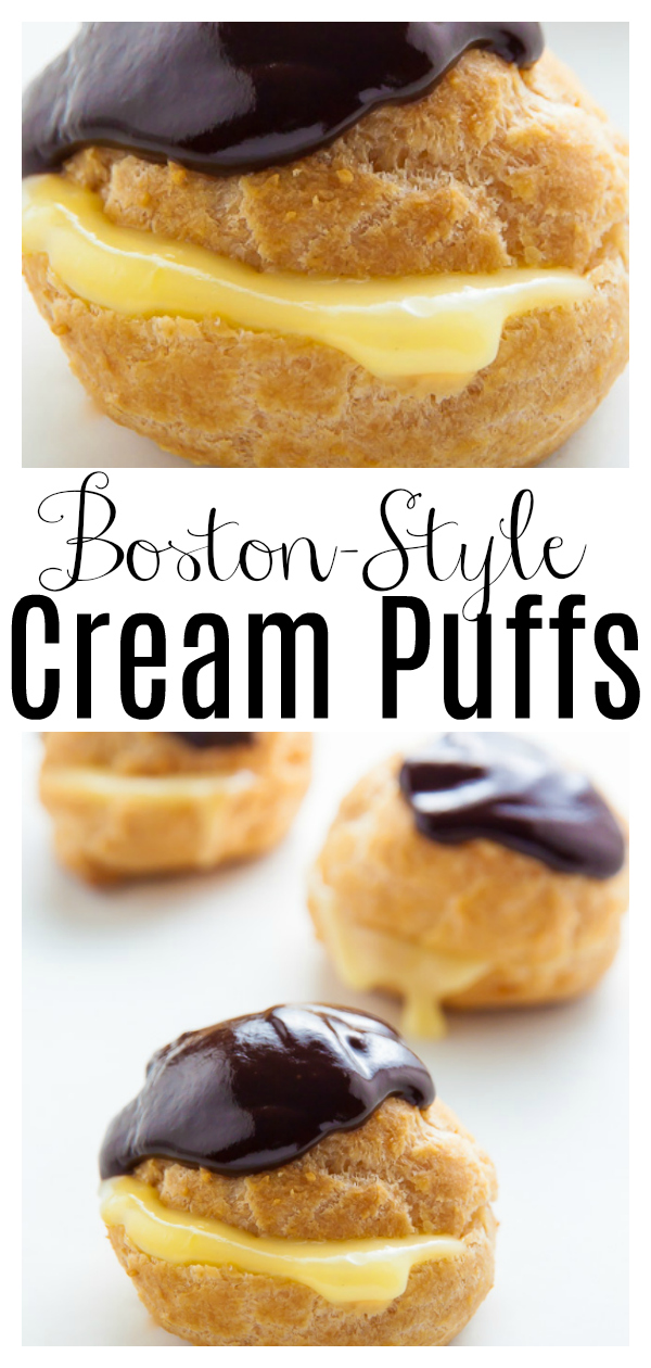 Boston Cream Puffs - Baker by Nature