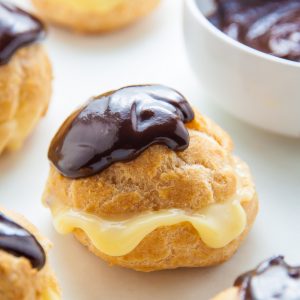 Boston Cream Puffs! These didn't last an hour in our house.