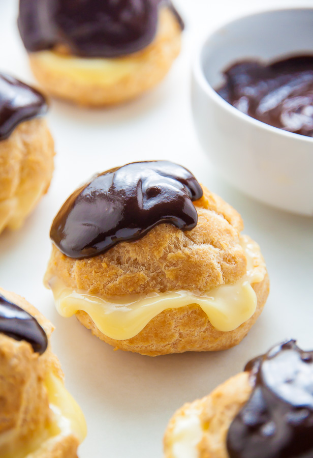 Boston Cream Puffs! These didn't last an hour in our house.