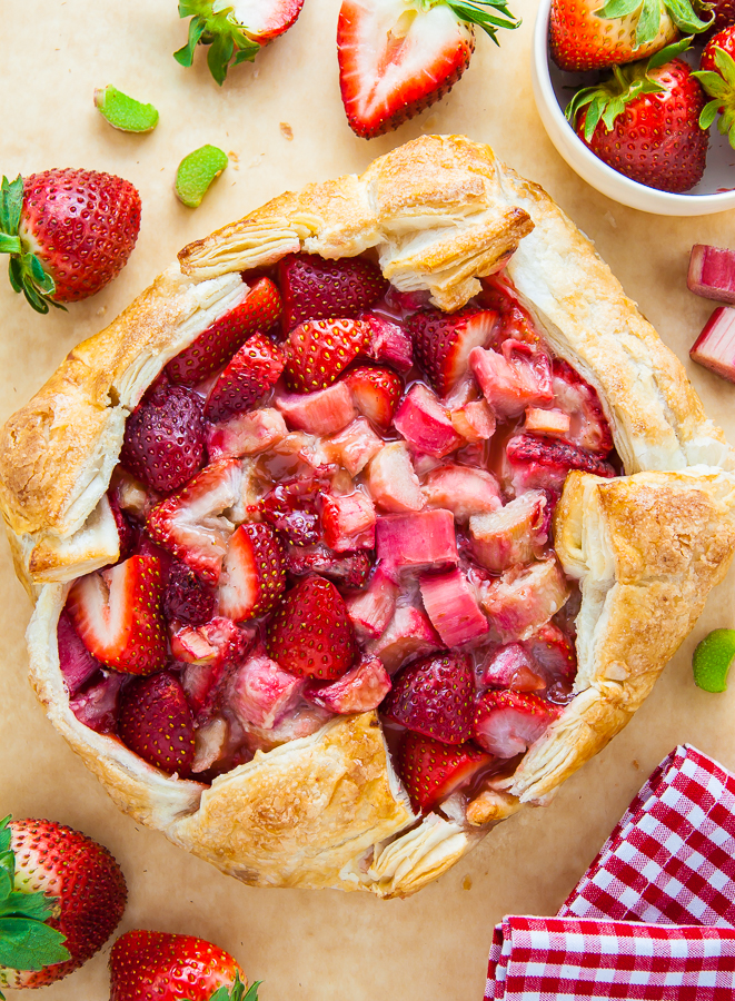 Today I'm sharing with you my super easy recipe for Strawberry Rhubarb Galette. Top it with ice cream for an extra decadent dessert.