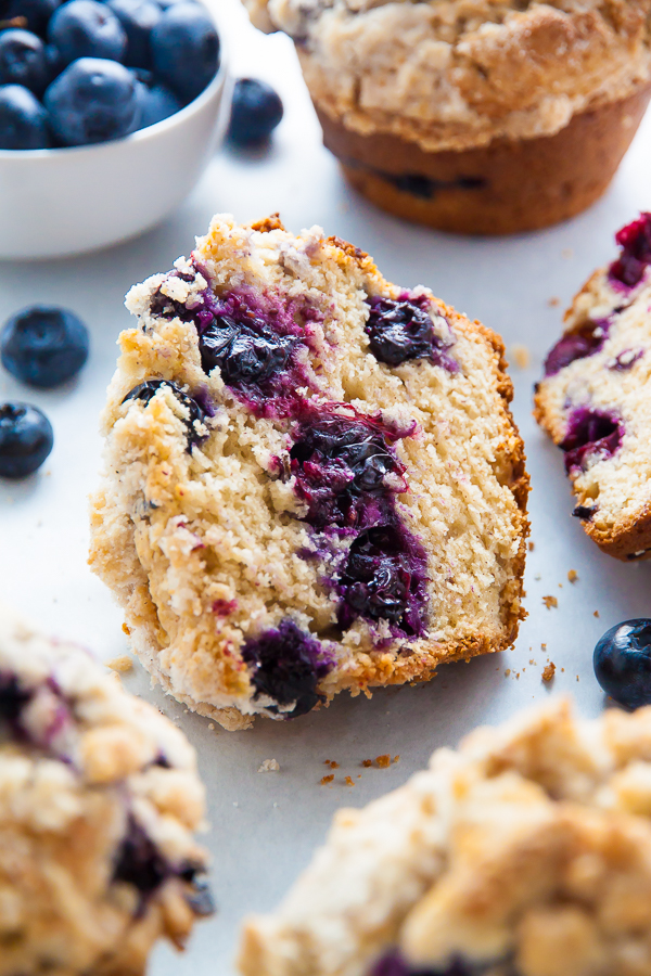 Jumbo Blueberry Crumb Muffins Baker by Nature