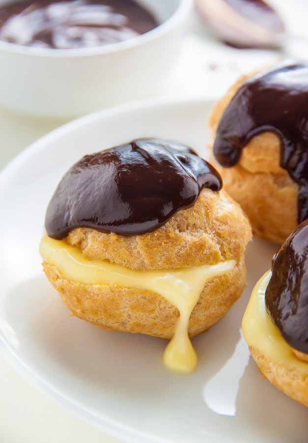 Boston Cream Puffs! These didn't last an hour in our house.