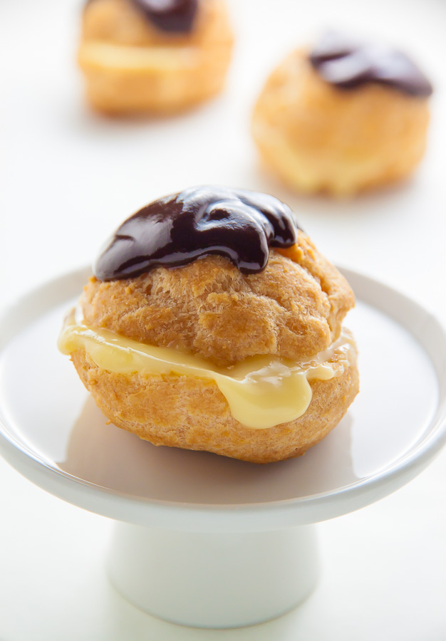 Boston Cream Puffs - Baker by Nature