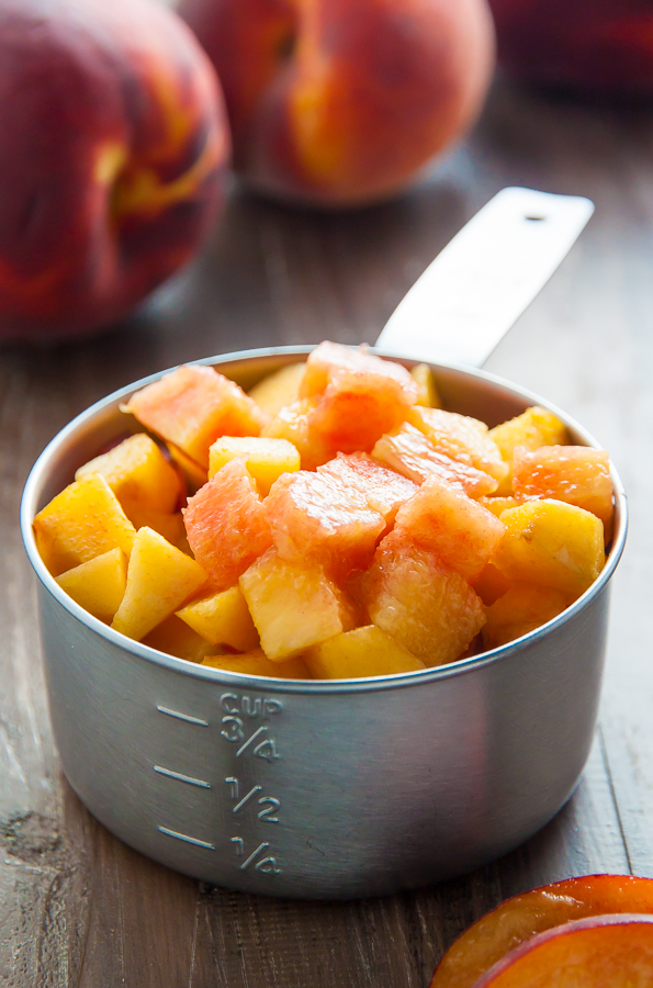 Peaches and Cream Scones are the perfect Summer breakfast!