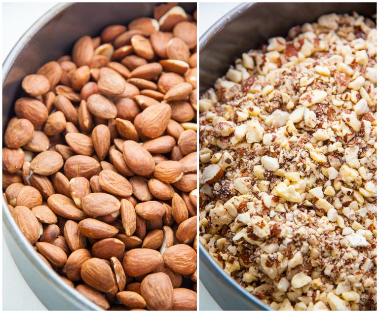 3Ingredient Roasted Almond Toffee Bark Baker by Nature