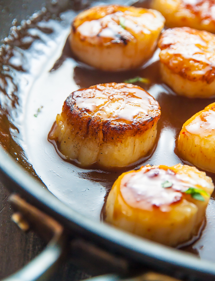 Honey-Glazed Scallops are ready in just 15 minutes!