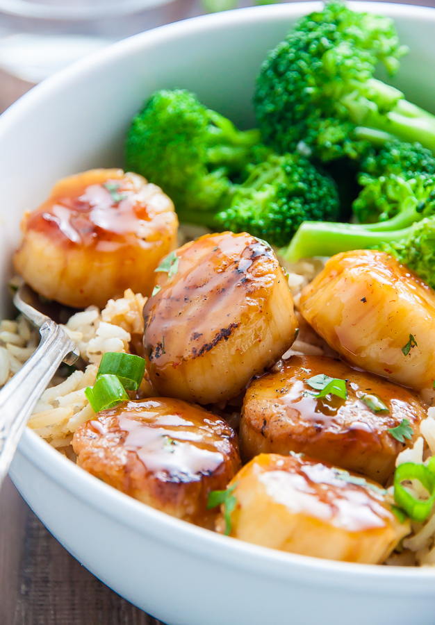 Honey-Glazed Scallops are ready in just 15 minutes!