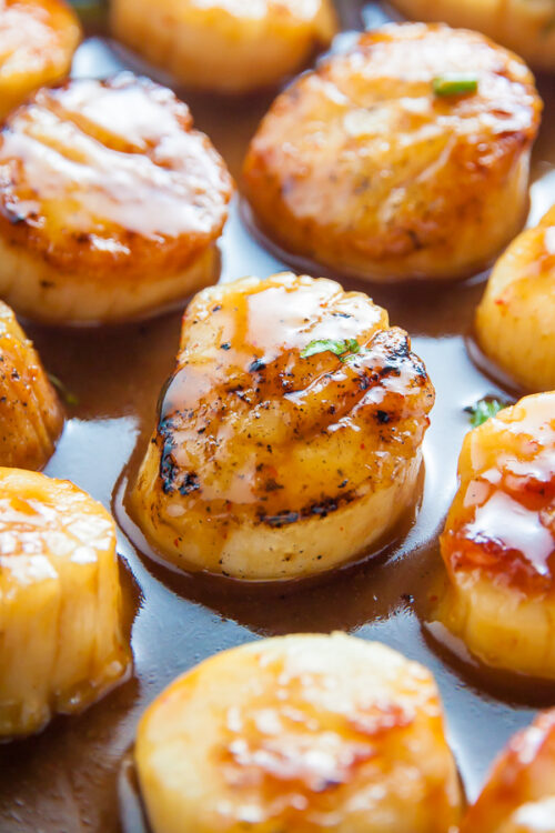 Honey-Glazed Scallops are ready in just 15 minutes!