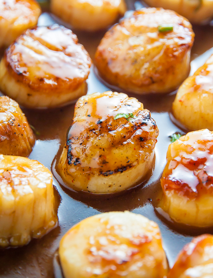 Honey-Glazed Scallops are ready in just 15 minutes!