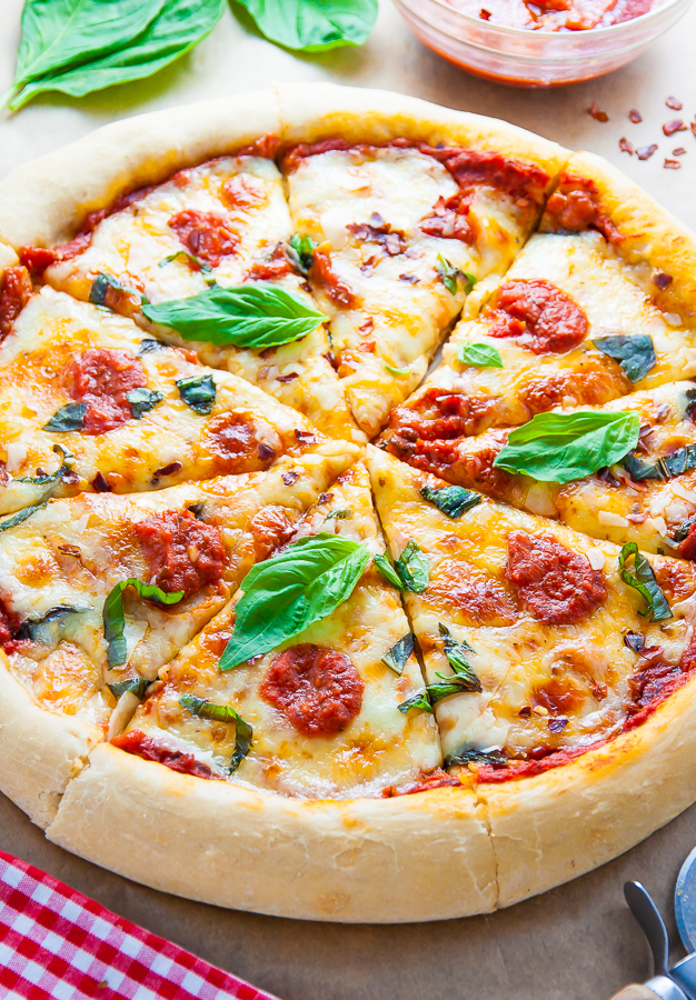 Today I'm showing you exactly how to make my favorite Margherita Pizza!