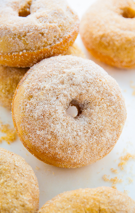 Soft and fluffy Brown Butter Cinnamon Sugar Donuts bake up in just 10 minutes!