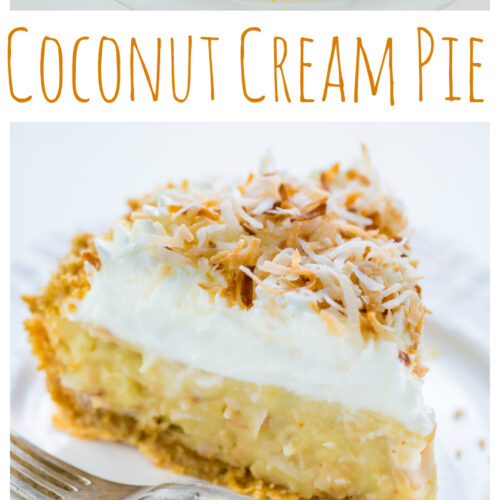 Homemade Coconut Cream Pie is rich, decadent and worth every dang calorie!