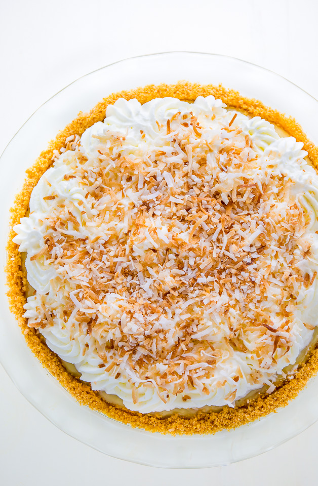 Homemade Coconut Cream Pie is rich, decadent and worth every dang calorie!