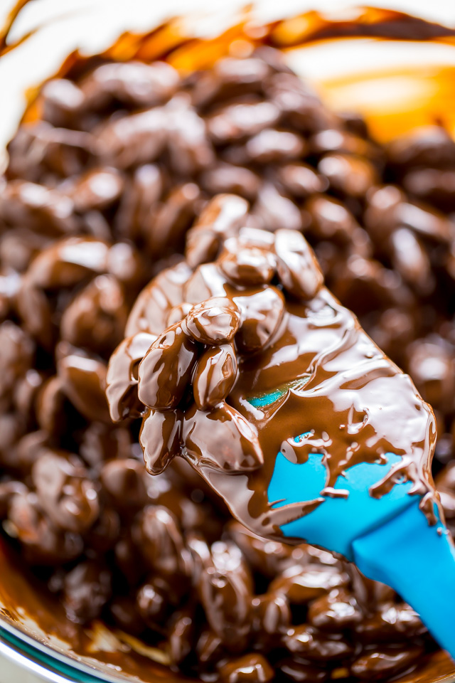 These simple 2-Ingredient Chocolate Almond Clusters are easy, adaptable, and make great gifts!