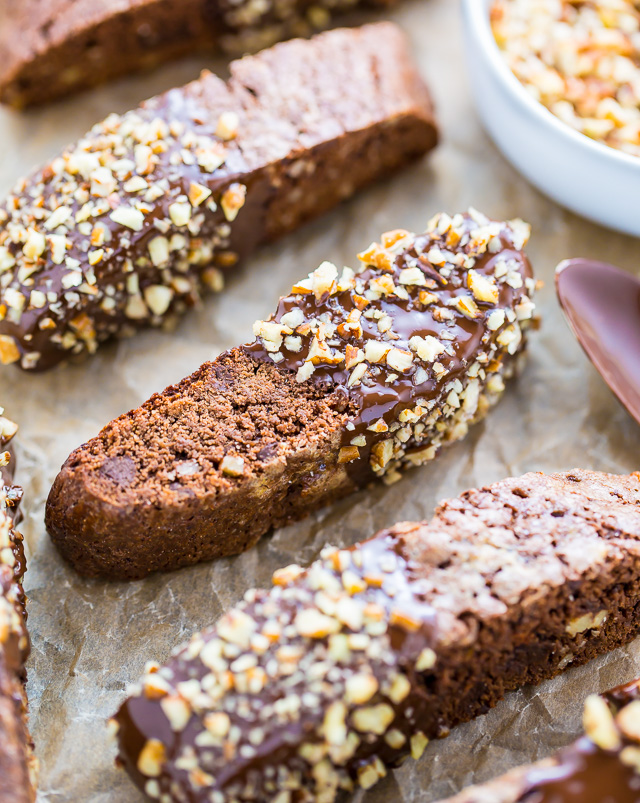 Salted Caramel Biscotti with Almonds and Pecans – Homemade Italian